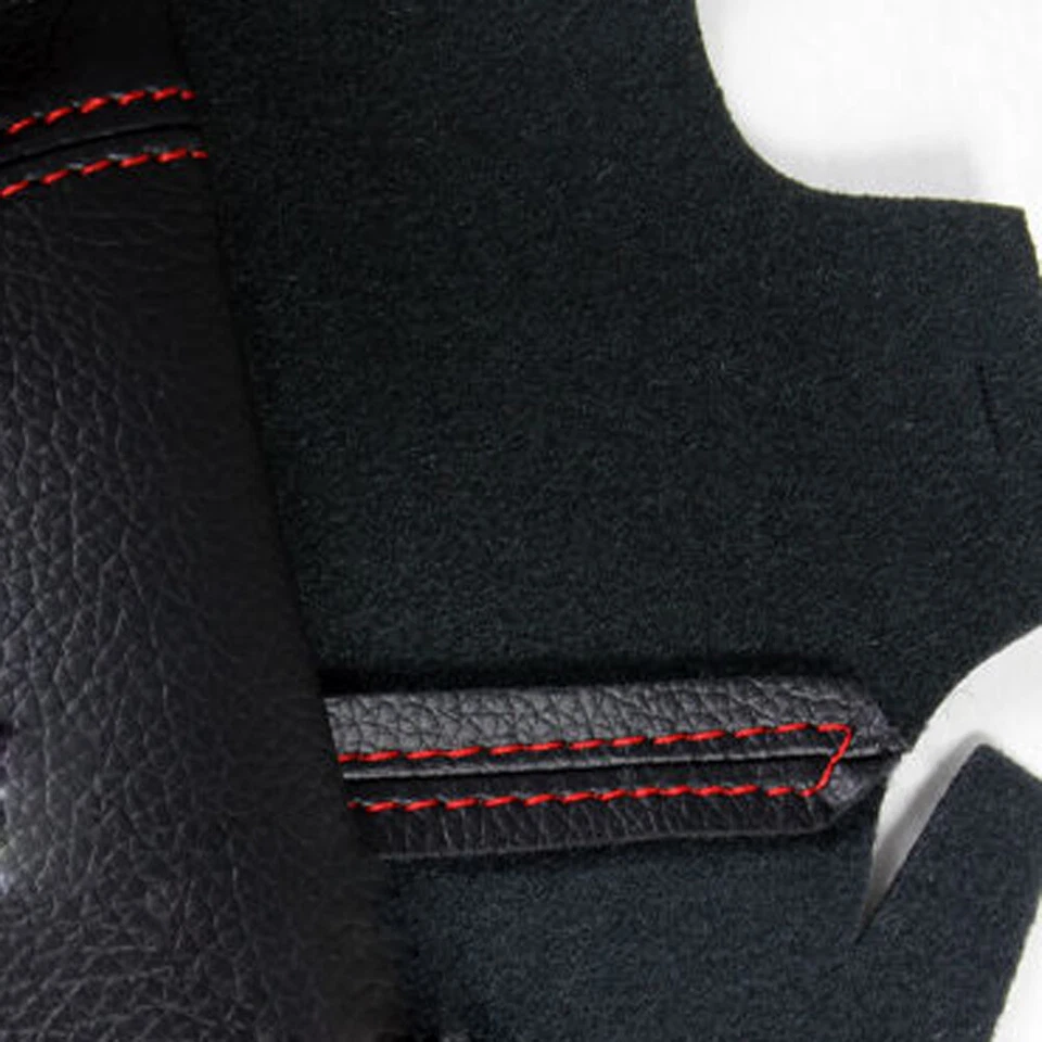 Universal Car PVC Leather Red Stitch Shifter Shift Boot Cover Accessories — 第 4/4 张图片