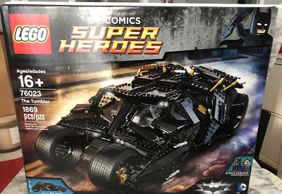 Lego DC Comics Super Heroes The Tumbler (76023) Retired - New- Sealed In Box