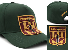 Dsquared2 Iconic Canada Leaf Patch Logo Baseball Cap Hat
