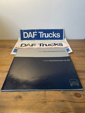 DAF TRUCKS BUNDLE T45 The Development Story ROADTRAIN Brochure Bag Sticker RARE