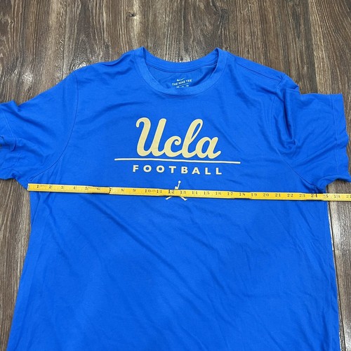 UCLA x Jordan Nike Fußball Dri-Fit Shirt Herren XXL Blau Gold Schriftzug Neu ohne Etikett - Bild 7 von 11