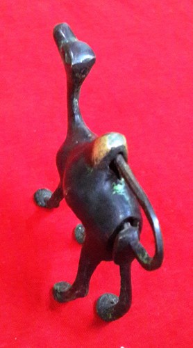 Camel Figure Brass Padlock Antique Handicraft Camel Animal Lock Collectible BM81 - Picture 6 of 8
