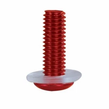 Oxford Motorcycle Screen Windshield Replacement Screw Kit - Anodised Red