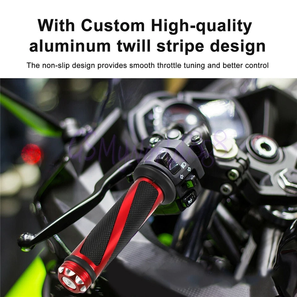 Empuñadura de manillar gris 7/8" 22 mm apta para Leoncino 250 500 Trail 302S 502S 752S Foto 2 de 4