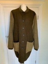 Women's Yaya Long Coat - Green - Size L (42)
