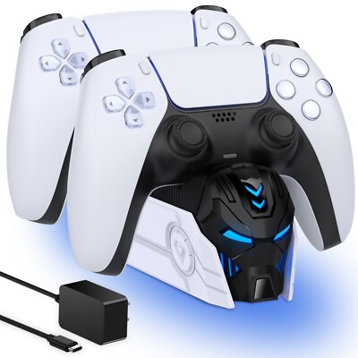 PS5 Controller Dual Fast Charger Station For Playstation 5 Dualsense Controller