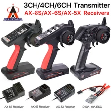 AUSTAR RC Transmitter Receiver 2.4G 3CH 4CH 6CH Kit for RC 1/10 1/8 Car