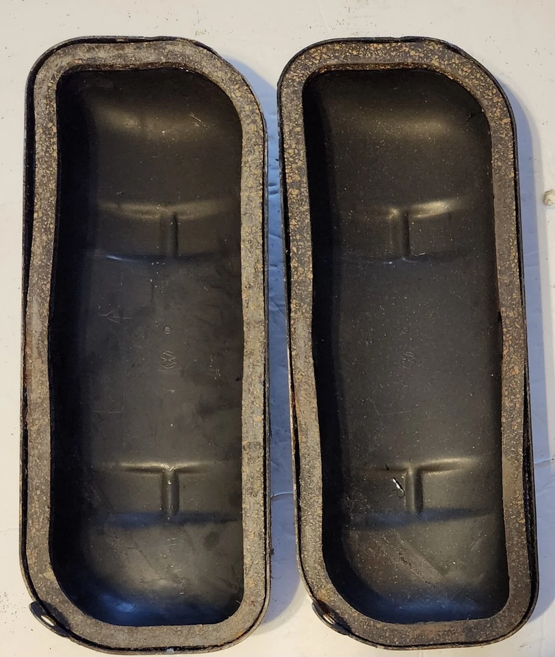 Par de cubiertas de válvula Porsche 914 VW 021101471 Volkswagen 411 412 T4 Foto 4 de 4
