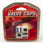 Vintage Dice Valve Stem Caps Set Retro Hot Rod Rat Rod BMX Lowrider Car Bike
