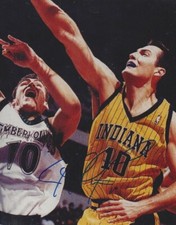 Jeff Foster Autographed 8x10 Indiana Pacers D500