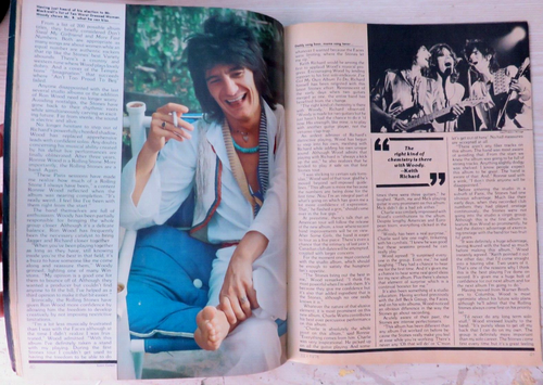 CREEM JULY 1978 ~STONES/LOU REED/CLASH/STEVE HACKETT/FOGHAT/CA JAM/BOB MARLEY - Picture 13 of 20