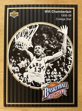 Wilt Chamberlain 1992 Upper Deck Basketball Heroes #10 EX-MT