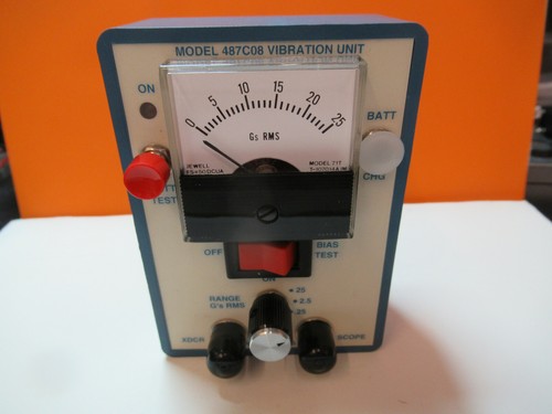 PCB PIEZOTRONICS 487C08 VIBRATION UNIT PORTABLE WITHOUT SENSOR AS IS &16-B-34