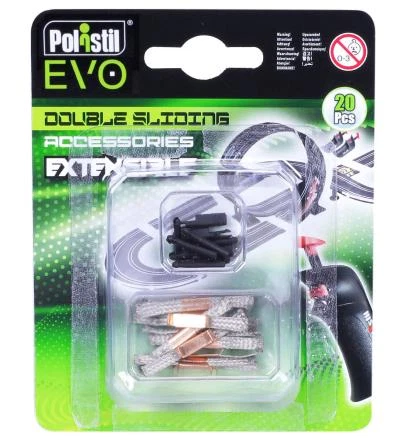 GOLIATH POLISTIL EVO CREA LA TUA PISTA SET SPAZZOLE 10 PZ + SUPPORTI 10 PZ