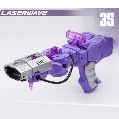 MFT MF-35 MF35 laserwave Shockwave Triple Changers Action Figure toy in stock