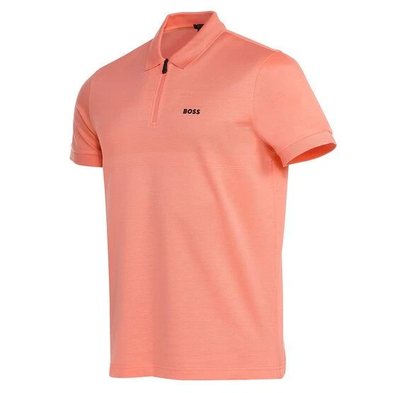 HUGO BOSS MENS POLO PHILIX PIMA ORANGE 50538177649
