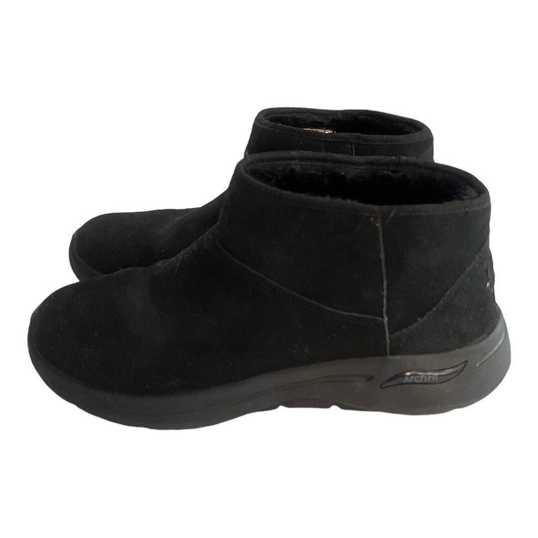Skechers Womens Boots Skechers Go Walk Ankle Boots Women's Wide