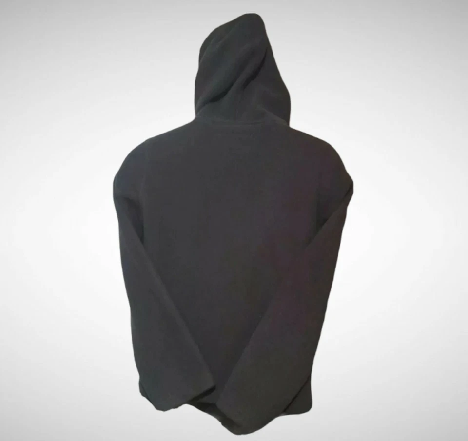 Kc Collections Long Sleeve  Black Hooded Jacket Womans Large - Image 2 of 4