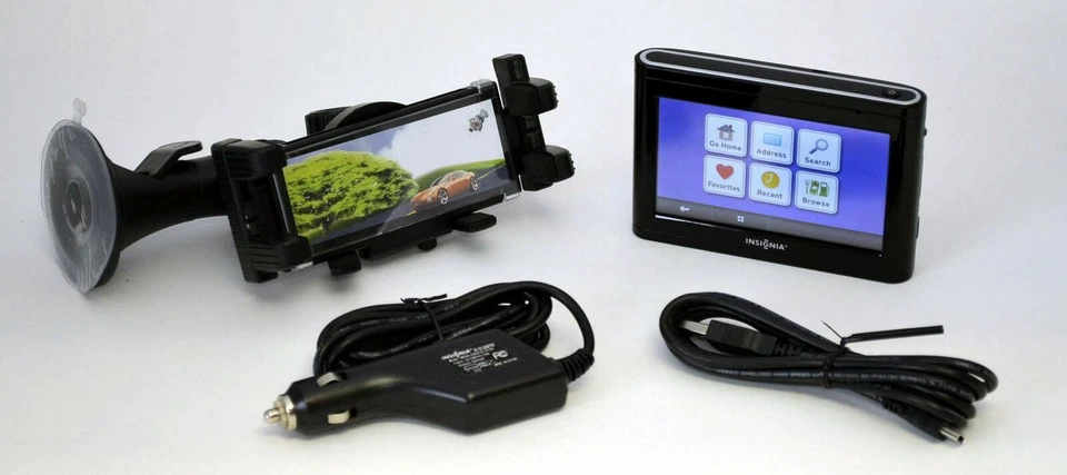 Insignia NS-CNV20 Car Portable GPS Navigator Unit 4.3" LCD TTS bluetooth auto - Image 2 of 3
