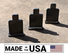 [SR] 6" Practice IDPA Knock-over Shooting Range Target 3/8" Steel Pistol 3pc Set
