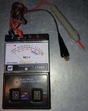Megger Meg Ohm TIF IT990 Electronic Insulation Tester HVAC Electrician Inventers