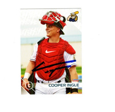 Cooper Ingle 2024 Lake County Captains signed auto baseball card Asheville NC!