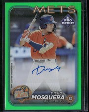 2024 Pro Debut DIEGO MOSQUERA #PD-72 Green Rainbow Auto 54/99 (NM)