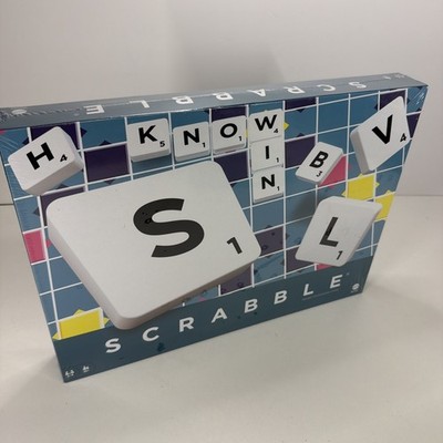 Mattel Scrabble Original klassisches Brettspiel Fliesenspiel Familie Wortspiel NEU VERSIEGELT