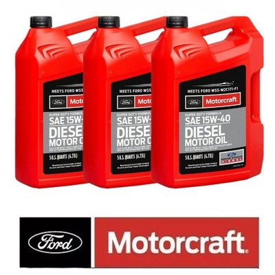 Motorcraft 15 QTS 15W-40 Synthetic Blend Oil For Ford Super Duty 7.3L/6.0L/6.7L