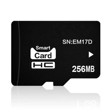 256MB Class 4 Micro SD Memory Card for Phones / Cameras Mobile Device Storage