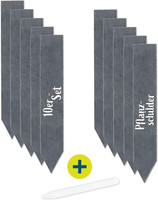 Schiefer - Pflanzschilder 10Er - Set - Robuste Schieferplatten FüR Garten