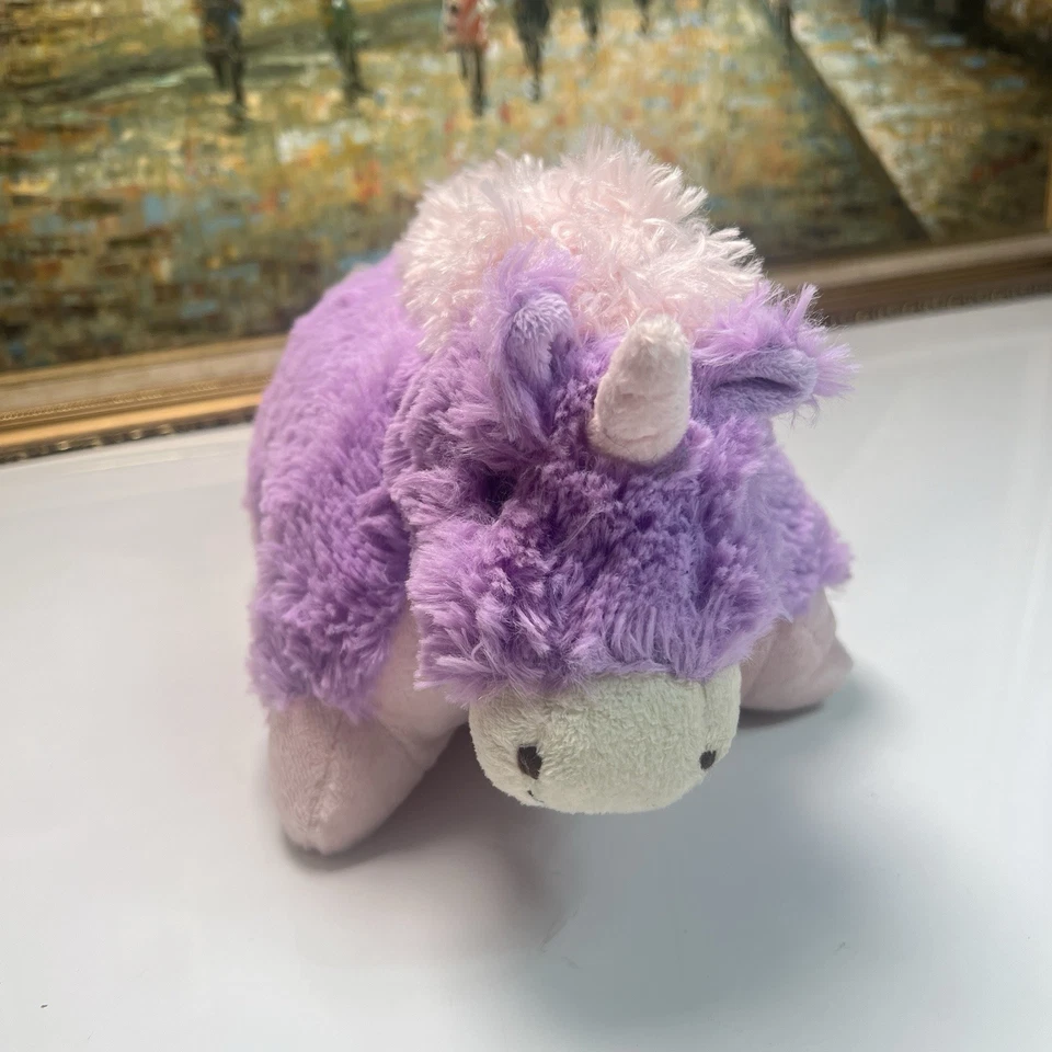 Pelúcia roxa e rosa pillow pets unicórnio xixi Wees nova com etiquetas - Imagem 3 de 4