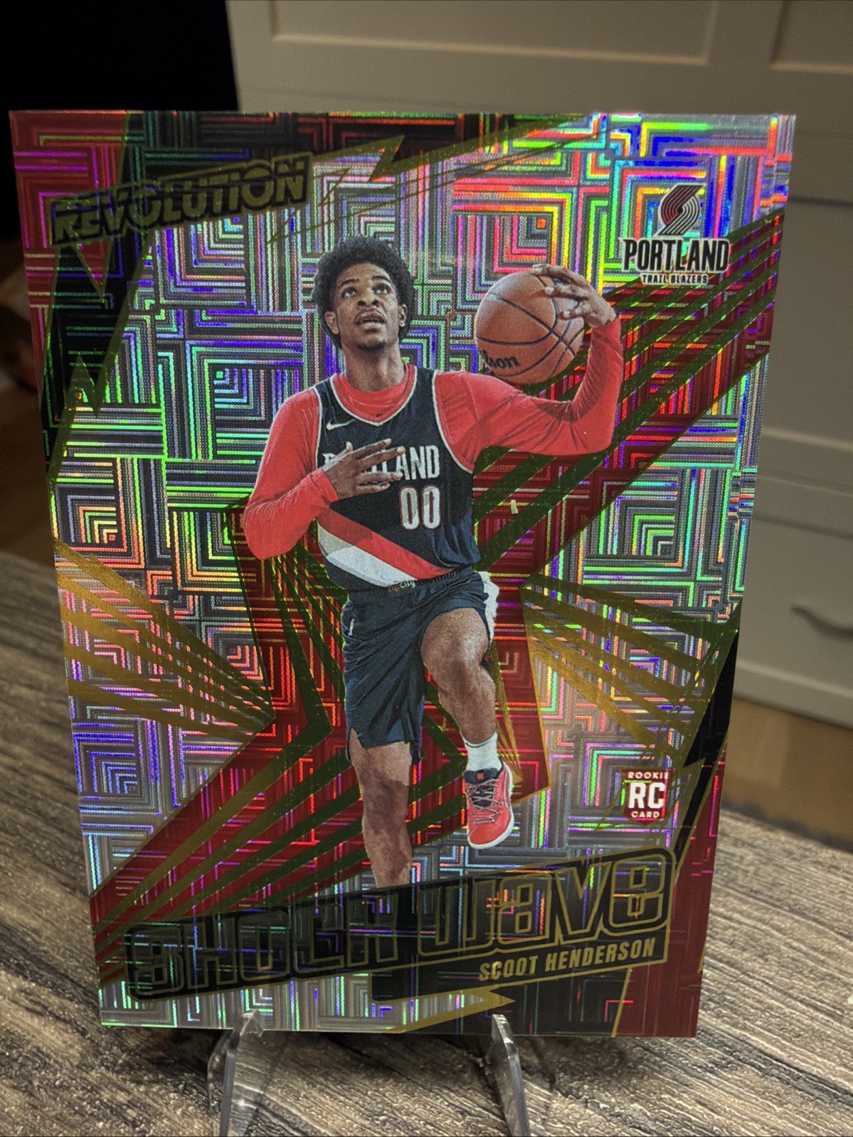 2023-24 Panini Revolution - Shockwave Scoot Henderson #14 (RC)