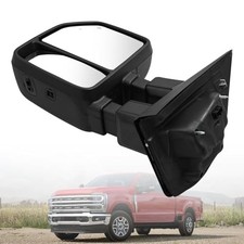 Left Driver Side Tow Mirror Fits for Ford F250 F350 F450 F600 2023 2024