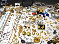 Jewelry Lot Estate 150+Pieces-Signed-925/Diamonds-Vintage-Trifari-Monet-Napier!!