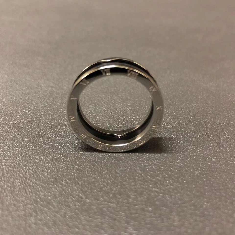 Moda Anillo Mujeres Hombres Acero Inoxidable Amante Casero Fiesta Joyería Regalo Talla 5-10 Foto 4 de 4