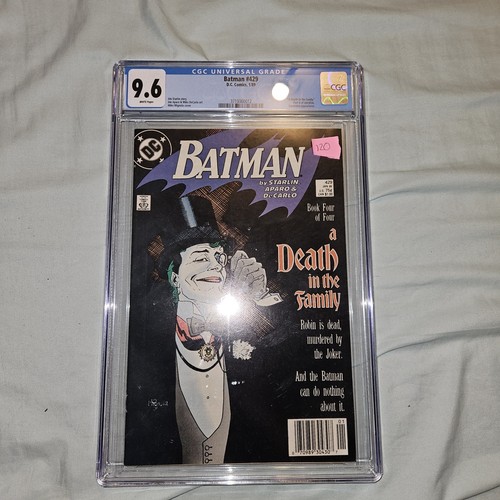 DC Comics Batman #429 CGC 9.6 (1989) A Death in the Family Key Issue