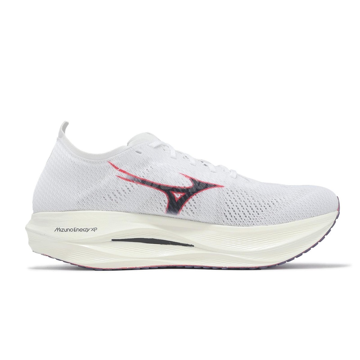 Mizuno Wave Rebellion PRO Low White Red Men Racing Running Shoes