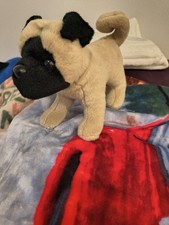 DOUGLAS Hamilton Pug Plush Puppy Dog Stuffed Animal 8" Item no 3985 Lifelike