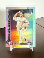 2025 Topps Series 1 Jake Bloss RC Rookie #63 Rainbow Foil Parallel Blue Jays