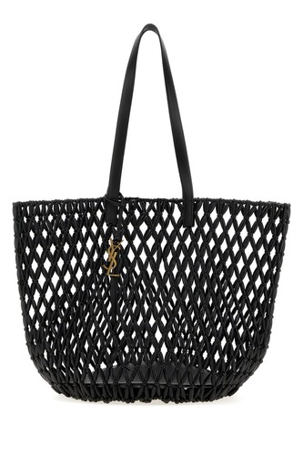 SAINT LAURENT Black Beads Tote Bag New & Authentic