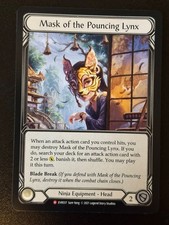 Flesh and Blood Fab LSS Everfest Majestic Mask of the Pouncing Lynx