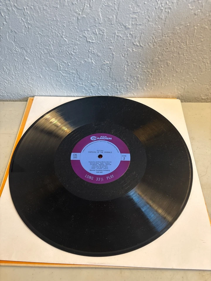 NUTCRACKER SUITE/ CARNIVAL OF THE ANIMALS VINYL RECORD LP 1953 RCA CAMDEN VG+ Foto 4 de 4