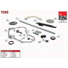 ORIGINAL® Fai Autoparts Steuerkettensatz für Opel ZAFIRA / ZAFIRA FAMILY B