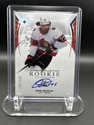 2021-22 Upper Deck Ultimate Collection - Ultimate Rookies Egor Sokolov #184 /299