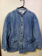 Vtg Smythe & Company Jean Jacket Button Up Men's Size Medium USA Made Blue Denim