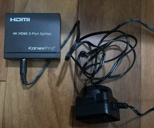 HDMI Splitter 1 In 2 Out 4K UHD HD 1080P 2-Port Repeater Splitter Amplifier 1x2