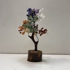 Crystal Healing Tree Multi Gemstone Wire Bonsai Sculpture 5" Home Decor — photo 4