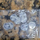 VIPcoins 8 x 1 Gram .999 Fine Silver Bullion Rounds, Total 8 Grams Silver