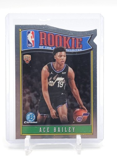 ACE BAILEY 2025-26 BOWMAN CHROME ROOKIE OF THE YEAR FAVORITES DIE-CUT Q7600